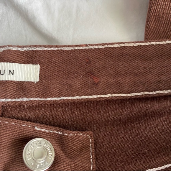 PacSun Brown High Rise Straight Leg Dad Jeans - Women’s Size 25 - Picture 7 of 7